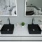 Alfi Brand ALFI brand ABC903-BM Black Matte 16" Modern Square Above Mount Ceramic Sink ABC903-BM - alternate 5